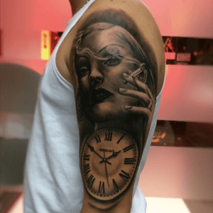 Tattoo Bkack and Grey #blackandgrey #tattoo 