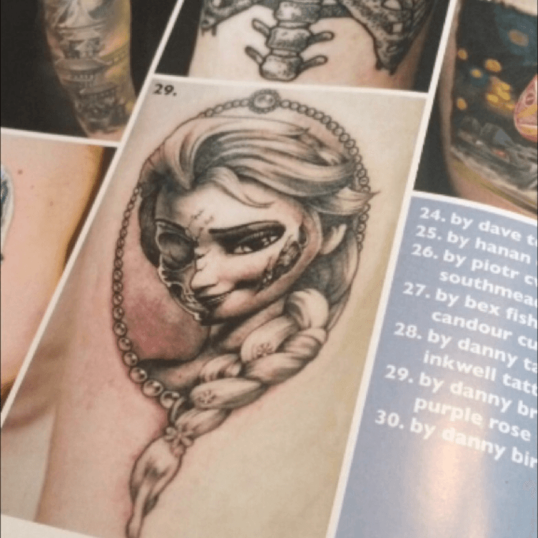 You Will Melt For These Disneys Elsa Tattoos  Tattoodo