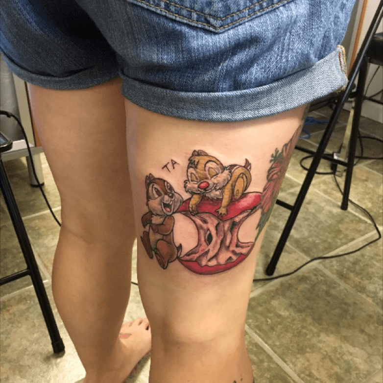 JAYINK  Close up Chip n Dale Since 1943 blackandgreytattoo  blackandwhitetattoo realism realismo realismotattoo realismotattoo   By JayInk  Facebook