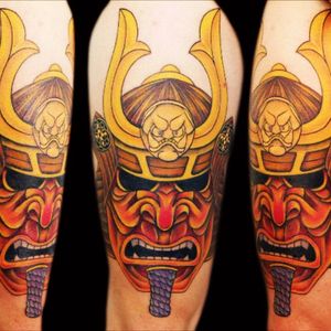 My Samurai mask. #samuraitattoo #SamuraiHelmet #samuraimask #japanesetattoo #tattoolife 