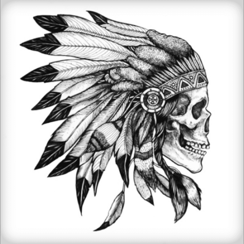 Indian Skull Tattoos Images  Browse 3503 Stock Photos Vectors and Video   Adobe Stock