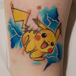 Pikachu electricity tattoo #electric #pokemon 