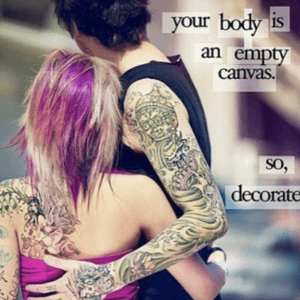 #yourbody is an empty #canvas so #decorate with #tattoos 