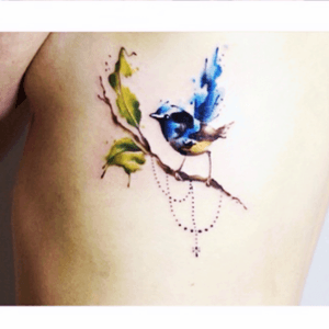 #bird #bluebird #watercolor 