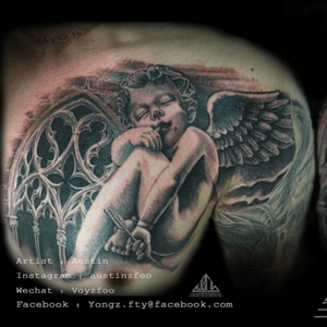 Artist: AustinInstagram:Austinzfoo#tattoo #sydneytattoo #yongztatoo #austinzfoo #tattoos #inkstagram #ink #blackandwhite #sydneyaustralia 