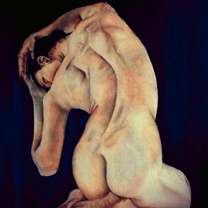 Restless - oils on board #portrait #figure #painting #realism #nude #female #girl #woman 