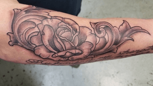 Rose tattoo i did 