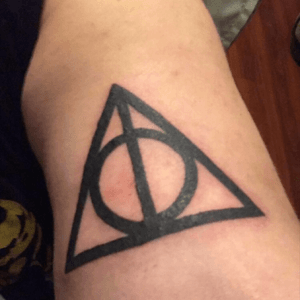 First tattoo #harrypotter #TheDeathlyHallows 