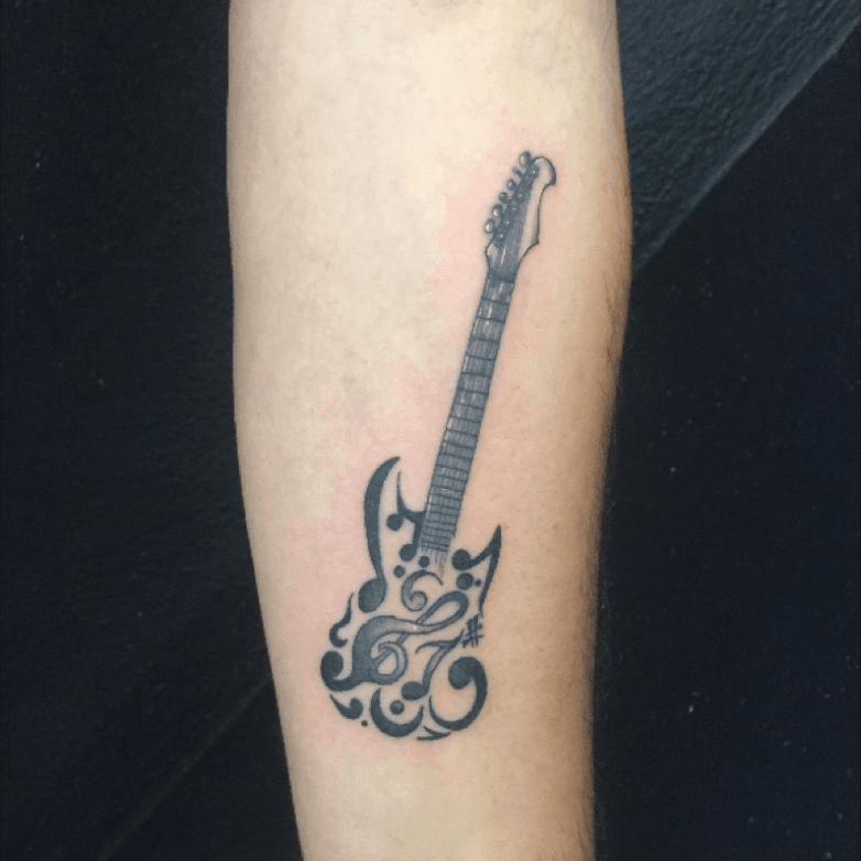 101 Awesome Guitar Tattoo Ideas You Need To See  Guitar tattoo design  Music tattoo designs Guitar tattoo