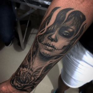 Catrina tattoo shadowsInstagram@yuliandccBy •DARK KNIGHT•From Colombia