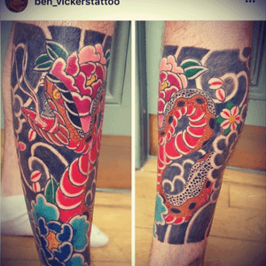 Completed leg sleeve done by Ben Vickers at Red tattoo and piercing in leeds! 