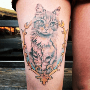 Cameo cat tattoo #cameo #cat 