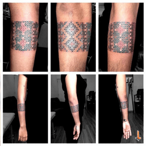Nº178 Arte Mexicano - Gran Reto Gran Resultado #tattoo #ink #tatuaje #mexico #mexicano #mexcian #artemexicano #mexicanart #stitches #crossstitch #puntocruz #crosses #bracelet #huichol #bylazlodasilva