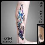 #abstract #watercolor #watercolortattoo #watercolortattoos #watercolour #wing #wingtattoo made @ #absolutink by #watercolortattooartist #watercolorartist #skinkorpus 
