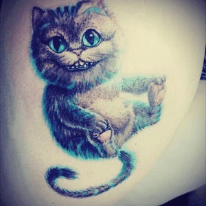 Baby Cheshire Cat 😺 #cheshirecat #aliceinwonderland #AliceinWonderlandtattoo #tattoo #cat #cute #TimBurton #disney 