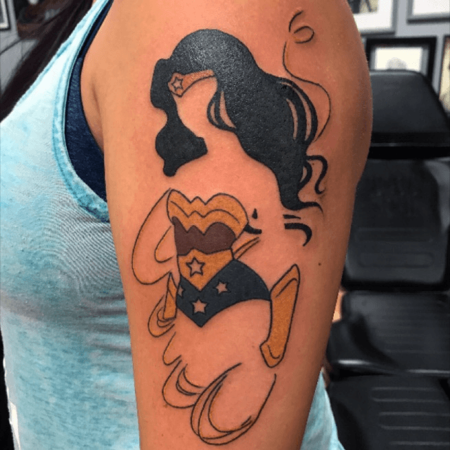 Wonder Woman Tattoo  Tattoo Ideas and Inspiration in 2023  Tattoos for  women Wonder woman tattoo Tattoos