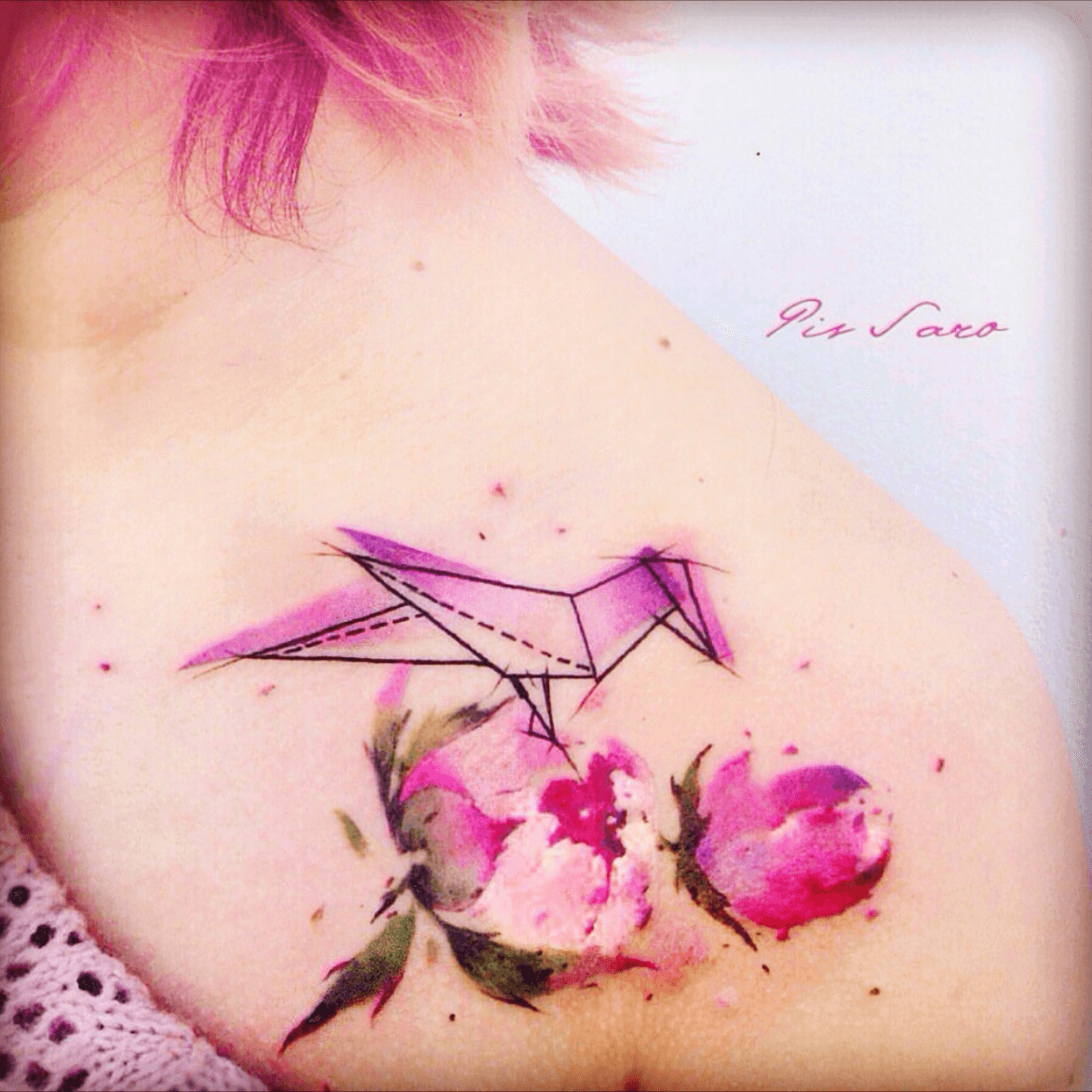 Tattoo uploaded by Tara  Beautiful peonytattoo peony pinkflower  watercolor  Tattoodo