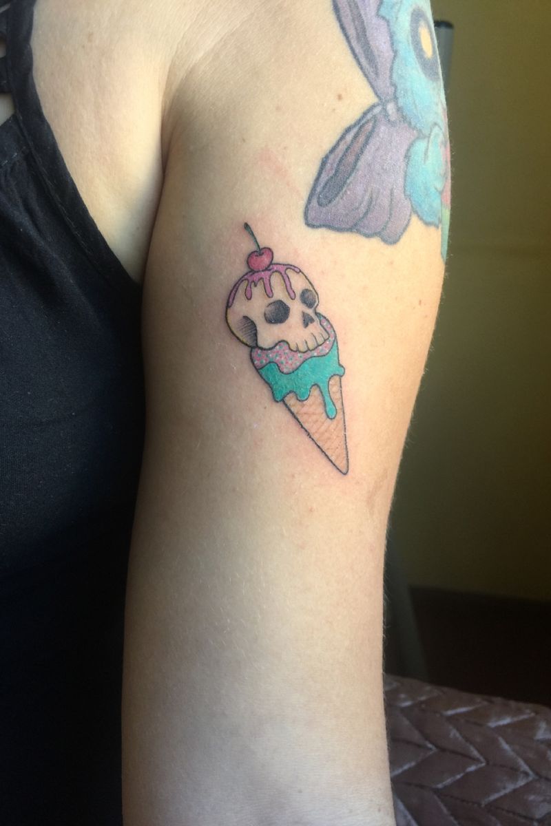Tattoo Uploaded By L via Pimenta Sorvete Assombrado Haunted Ice 