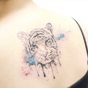 Pretty #tiger #watercolor 