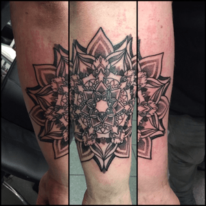 Mandala i made at Think Tattoo