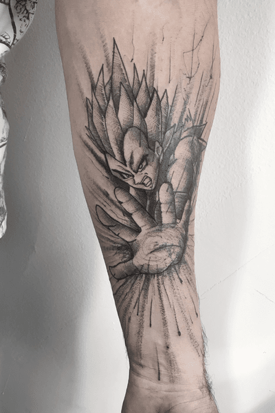 tatuagem majin vegeta.. dragon ball z..#tatuagem #tattoo #tatuaje #