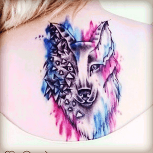 Wolf spirit #wolf #backtattoo #colour 