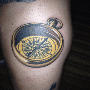 Compass pointing East. Representing Boston Massachusettrs, my home. Done by @davesobel.