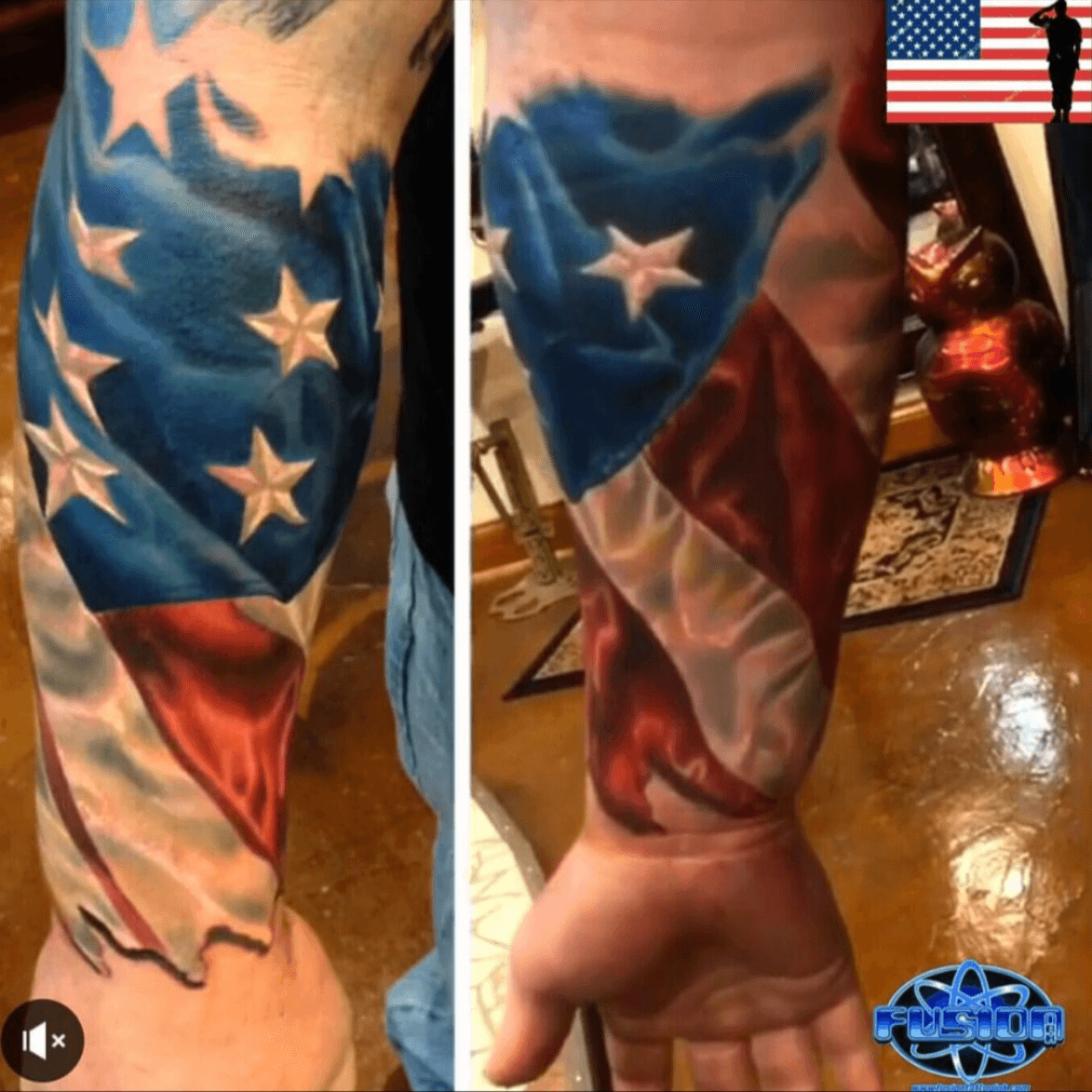 Flag Tattoos  Tattoo Designs Tattoo Pictures  Page 4