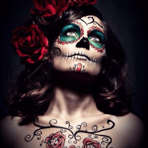 #megandreamtattoo One of a kind Mexican Catrina