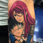 Tokyo ghoul tattoo by Alex Heart @thisisalexheart Www.alexheart.com
