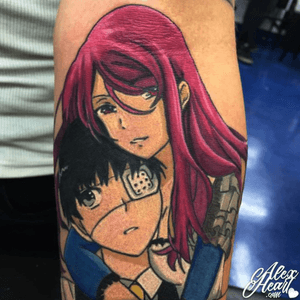 Tokyo ghoul tattoo by Alex Heart @thisisalexheart Www.alexheart.com