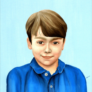 Little boy - oils on board #littleboy #commission #commissionwork #realism #portrait #figure 