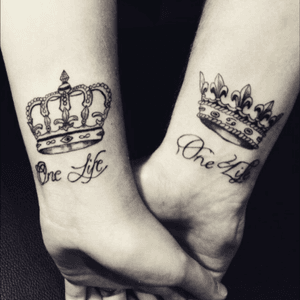 #crowntattoo #onelife #onelove 