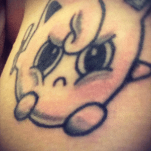 Flash 13th tattoo. Late post #pokemon #jiglypuff #tattoo #portugal #sing #rib #ribtattoo 