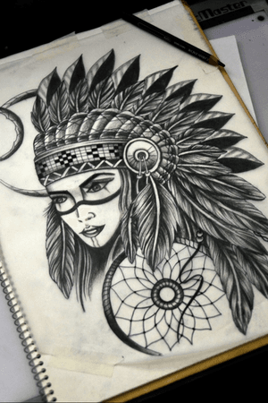 Indian tattoo sketch