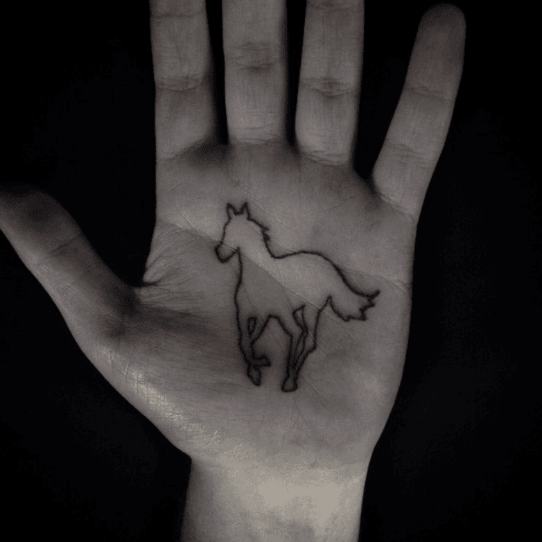 My white pony tattoo and its now one of my favorites  rdeftones