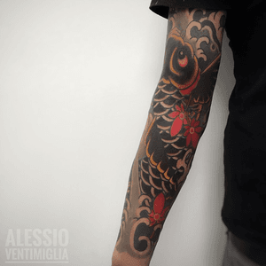 @delight_tattoo_needles #delightneedles #art #awesome #black #great #horimono #irezumi #background #ink #inked #instagram #instalike #instagood #japan #japanese #japanesetattoo #newpic #iltatuaggio #irezumicollective #oldschool #picoftheday #reclaimthedots #frontedelporto #wabori #roma #tattoodo #TattoodoApp 