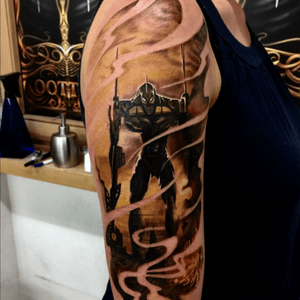 Tattoo by Floyd Varesi #floydvaresi #varrystattoo #tattoo #roboter #cyborg #inkartist #ink #darkskull #swiss #sissach #tattoooftheday #tattoodo #skinartmag #tattooart #surrealismart #swissinkinsta #tattooneeds #cheyennetattooequipment #inkbooster #alphasuperfluid #blackandgrey #darkartists #tattooartist #realistictattoo #surealism #proartist #inkworld