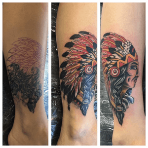 Cover up tattoo. #CoverUpTattoos #traditionaltattoo #Intenzetattooink 