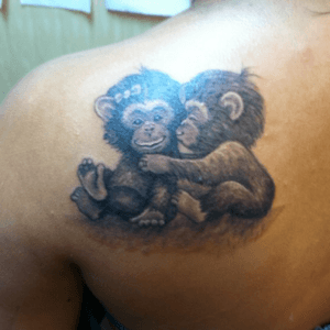 I love monkeys! This is what i call my 3 kids!  I would live 3 of them! #megandreamtattoo