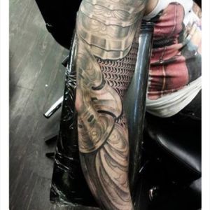  #fullsleeve #armor #sleevetattoo #tattoo good work!!!