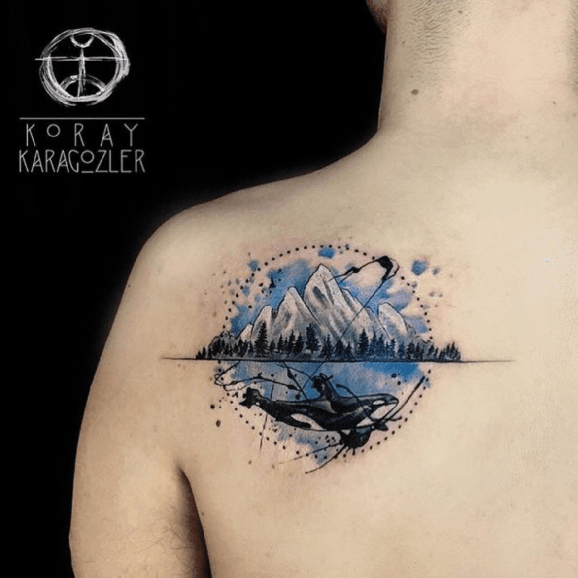21 Spectacular Mountains Tattoos Design for Mountain Lovers