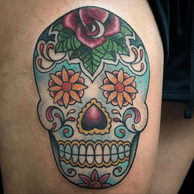 sugar skull tattoo los angeles｜TikTok Search