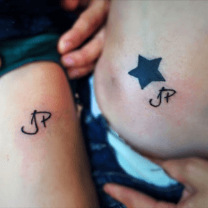 Love tattoo with my boyfriend💚 #lovetattoo #Boyfriend #letters 