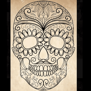 I need this!!! With a little twist of course! 😍#megandreamtattoo #meganmassacre #megandreamtattoocontest  #dayofthedead #diadelosmuertos #sugarskull 