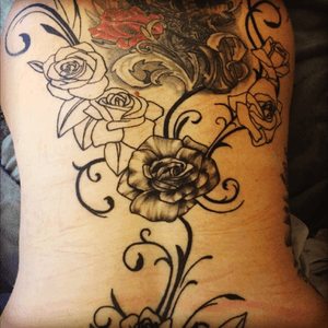 All most finished #dreamtsttoo #wasatchtattoo #hebercity #backtattoo 