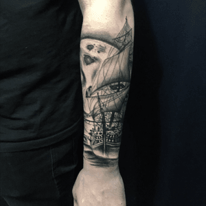 #ship #arm #new #tattoo