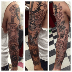 Almost finished sleeve. 