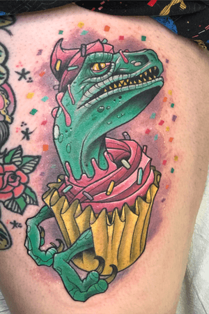 Tattoo by Cosmic Primate Tattoo