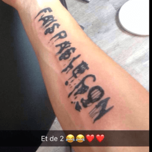 Second tattoo ☺️ #secondtattoo #tattoo #second #french #faispaslecon